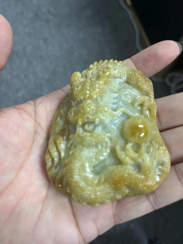 翡翠龙牌,55x70x17