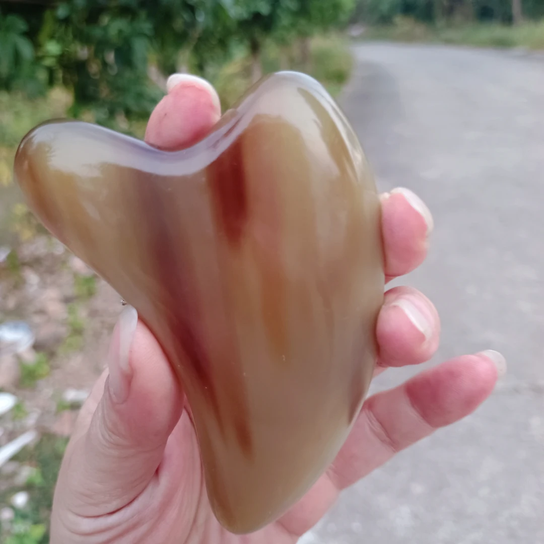 天然牛角0.8-1厘米厚度脸部美容脸刮刮痧刮板加厚