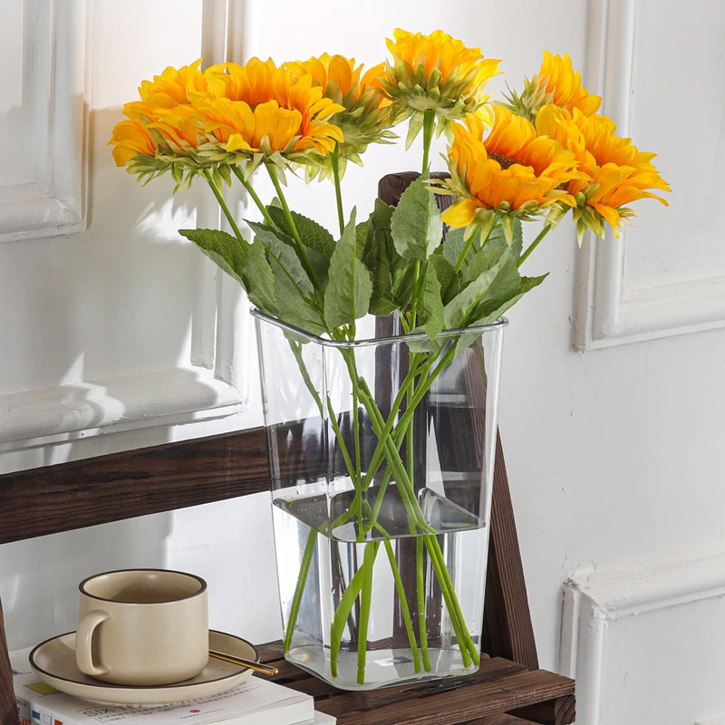 花店养花桶亚克力醒花透明桶塑料干花桶鲜花桶水培透明桶插花桶