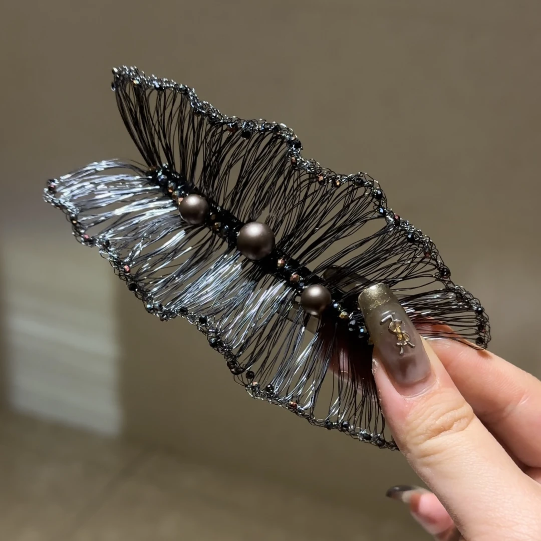 【莫奈饰品】乌托邦系列钩针高定边夹