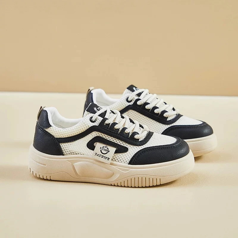 女生休闲百搭网面摇摇底板鞋HB205