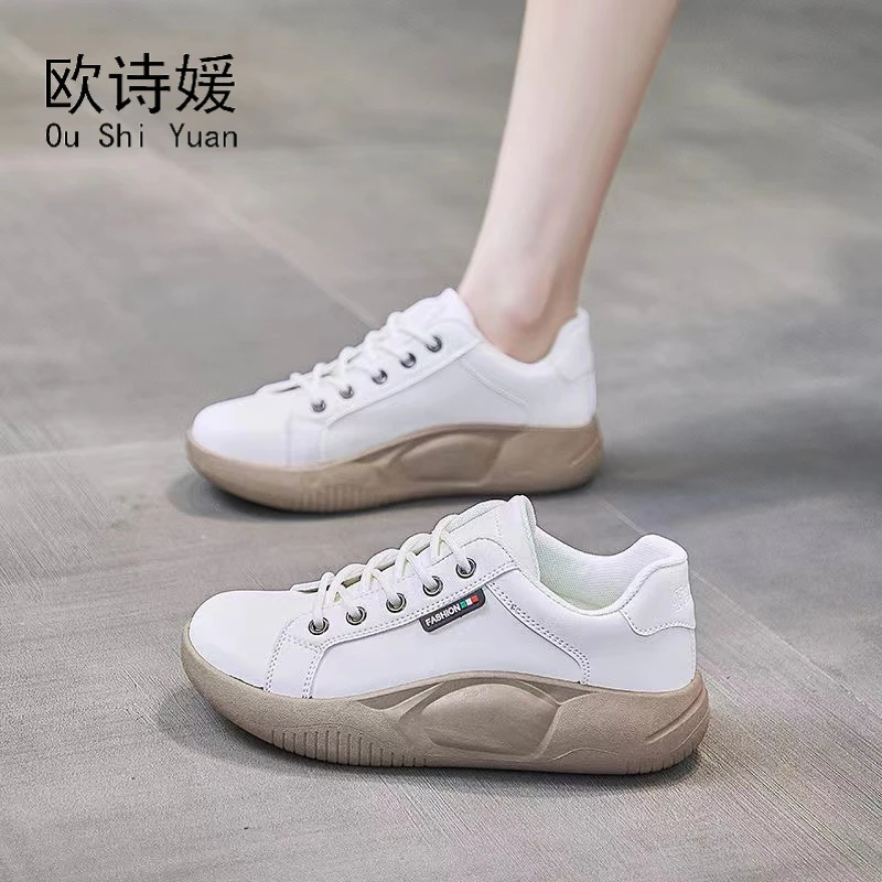 女生秋冬厚底学生休闲小白鞋板鞋5818
