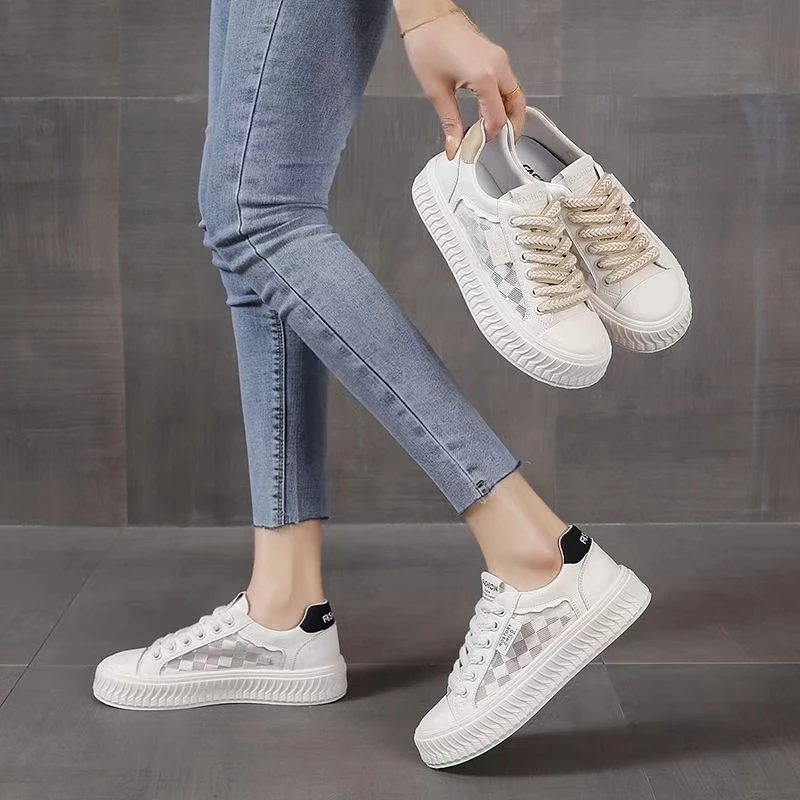 秋冬新款女生休闲百搭小白鞋板鞋666