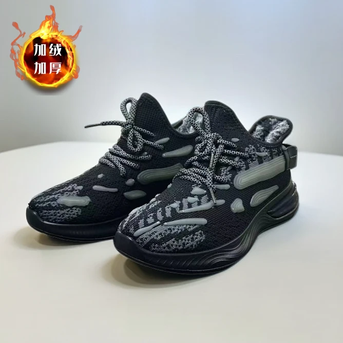 【加绒】女飞织跑步运动鞋轻便飞织YD22