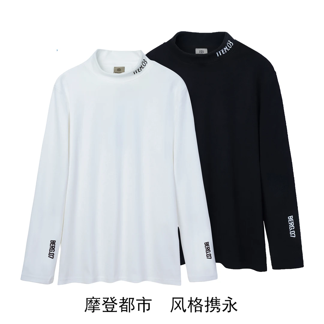 B8805【摩登都市】新款双面德绒打底衫