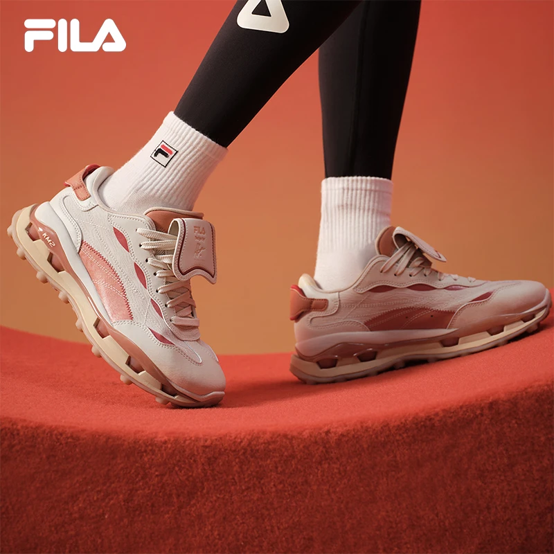 Fila/斐乐新款男鞋时尚百搭KM2厚底轻便老爹鞋运动鞋F12M513105F