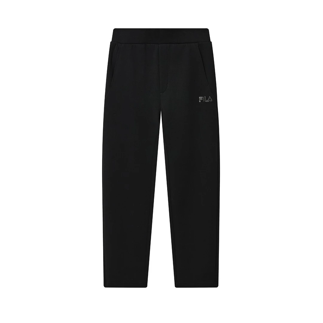 Fila/斐乐男子保暖弹力秋季时尚休闲针织舒适直筒长裤F51M438601B