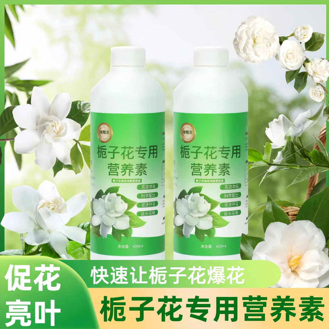 栀子花肥料浓缩植物营养液肥料改善黄叶绿萝多肉花卉四季生长水培