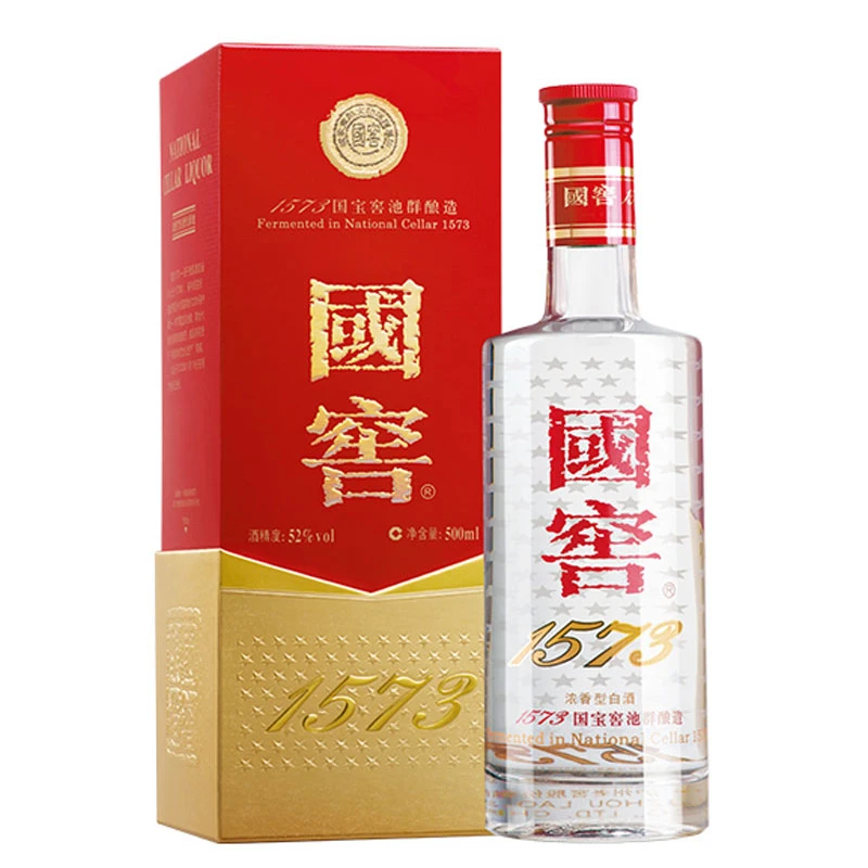 国窖1573浓香型白酒经典装52度500ml