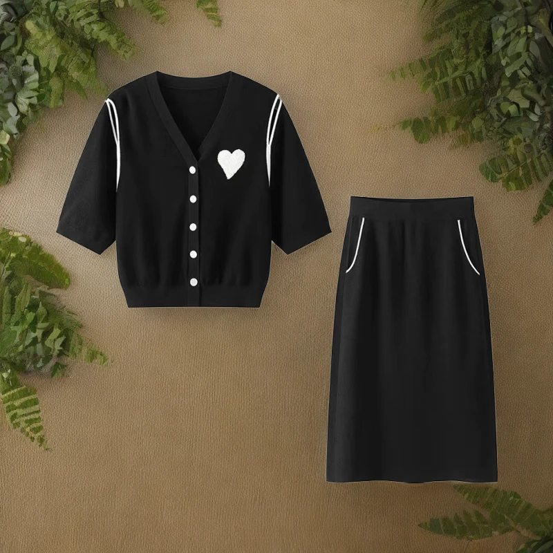 气场强大高级感女装夏季新款法式小香风时尚女甜美可爱风格衣服