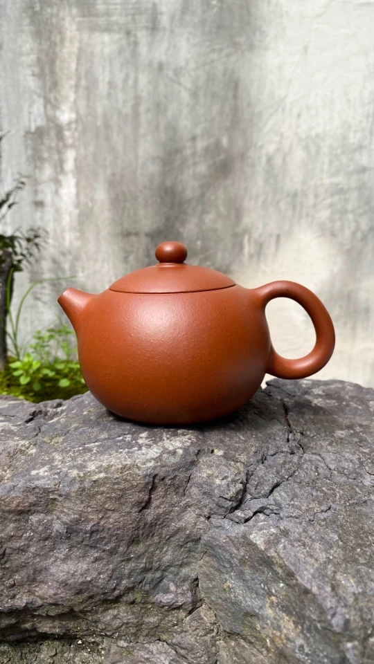 原矿朱泥紫砂壶西施壶220cc手工泡茶壶