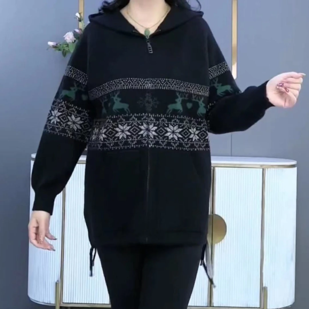 丹思慕气质百搭大码女装上衣2023年时尚宽松显瘦休闲外套QD251