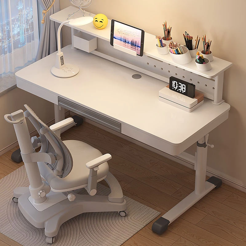 北之木儿童学习书桌小学生家用写字可升降学习书桌学习桌椅台式桌