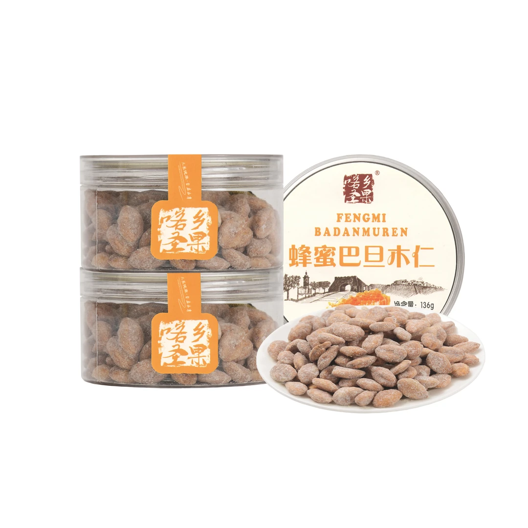 喀乡圣果蜂蜜巴旦木仁136g坚果零食