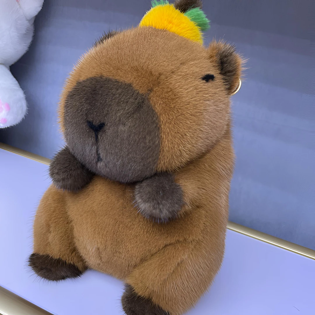 节日礼物卡通毛毛包毛绒绒单肩斜跨女包卡皮玩偶包公仔背包链条包