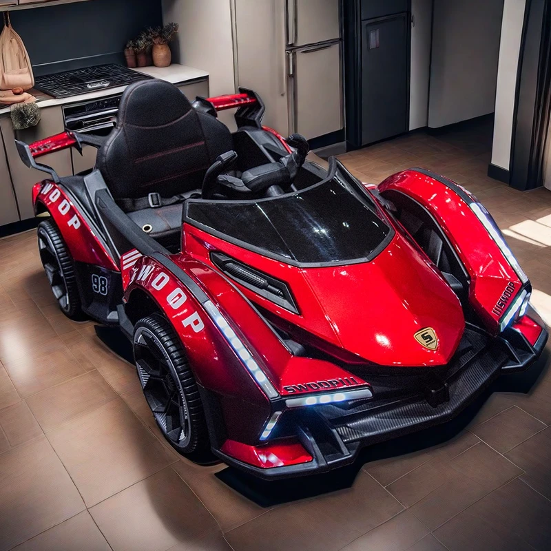 儿童电动车四轮宝宝1-6岁玩具男女摇摆电瓶车可坐人带遥控双驱玩