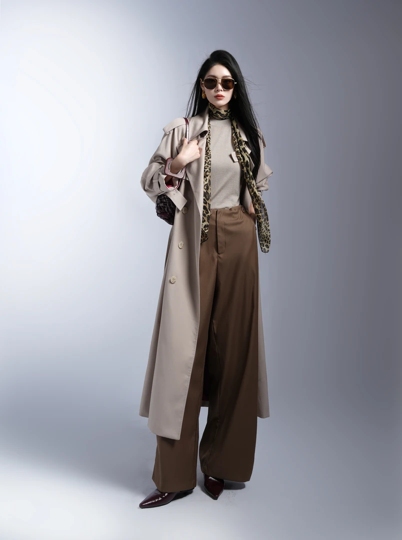 JANGHEMEI【苏格兰】别致设计感多纽扣休闲裤K23929M43+K24350M43