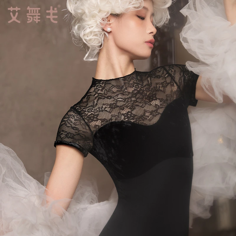 艾舞戈破晓系列芭蕾舞服练功服女舞蹈服中国舞连体服体操服形体服