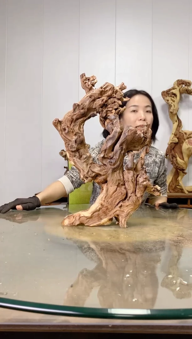 【闪购商品】香榧木55 枯树摆件 粗磨粗加工半成品 毛料