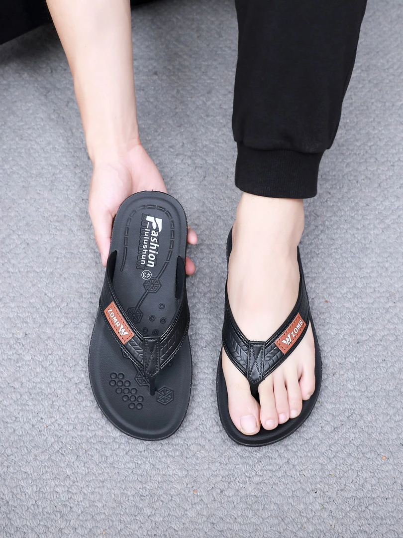人字拖男士拖鞋防滑防臭耐磨外穿海边沙滩男拖鞋居家夹脚厚底外出