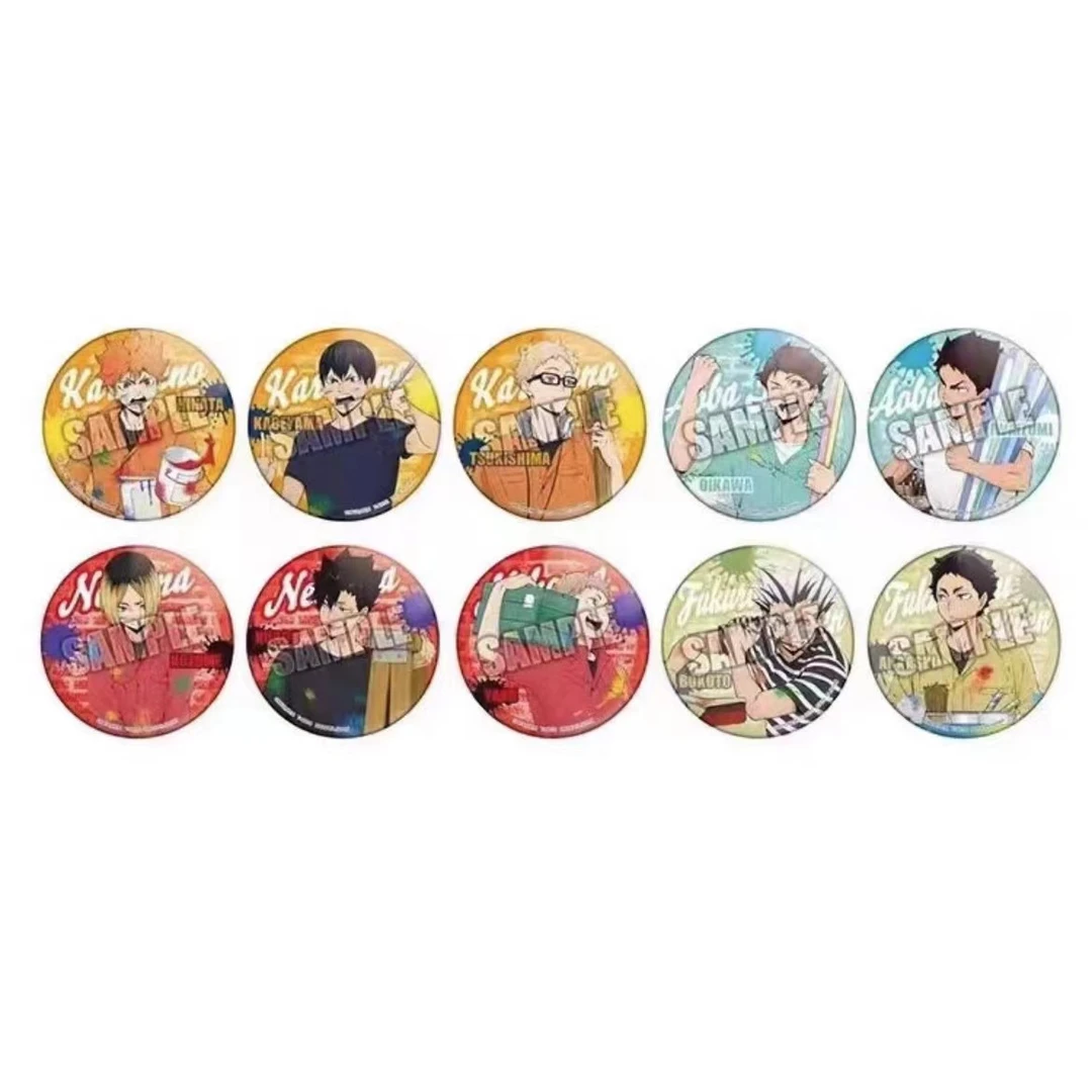【代拆】排球少年新油漆吧唧 日版 正品 全10种