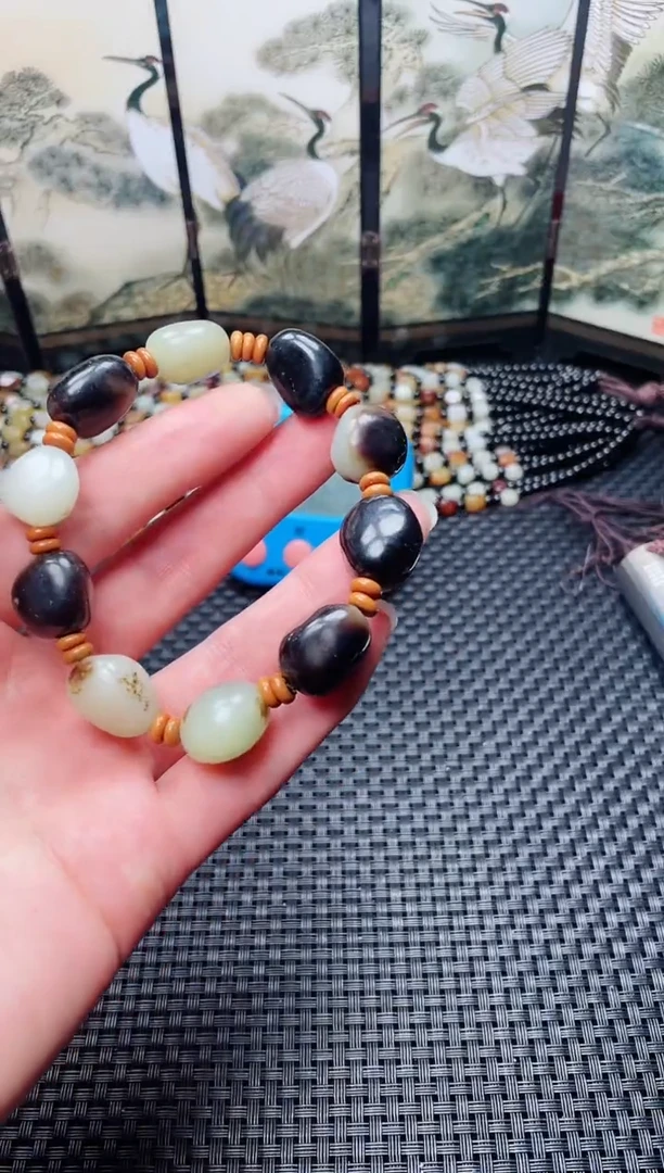 【闪购商品】和田玉手串未镶嵌新疆和田玉手串