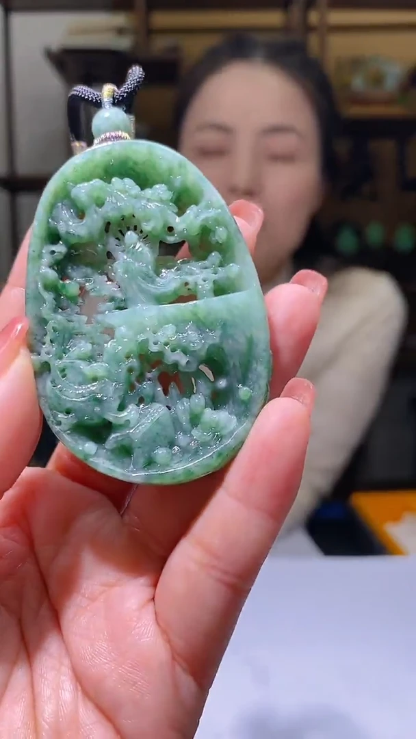 【闪购商品】定制翡翠未镶嵌35/1107/W/发其一件/貔貅