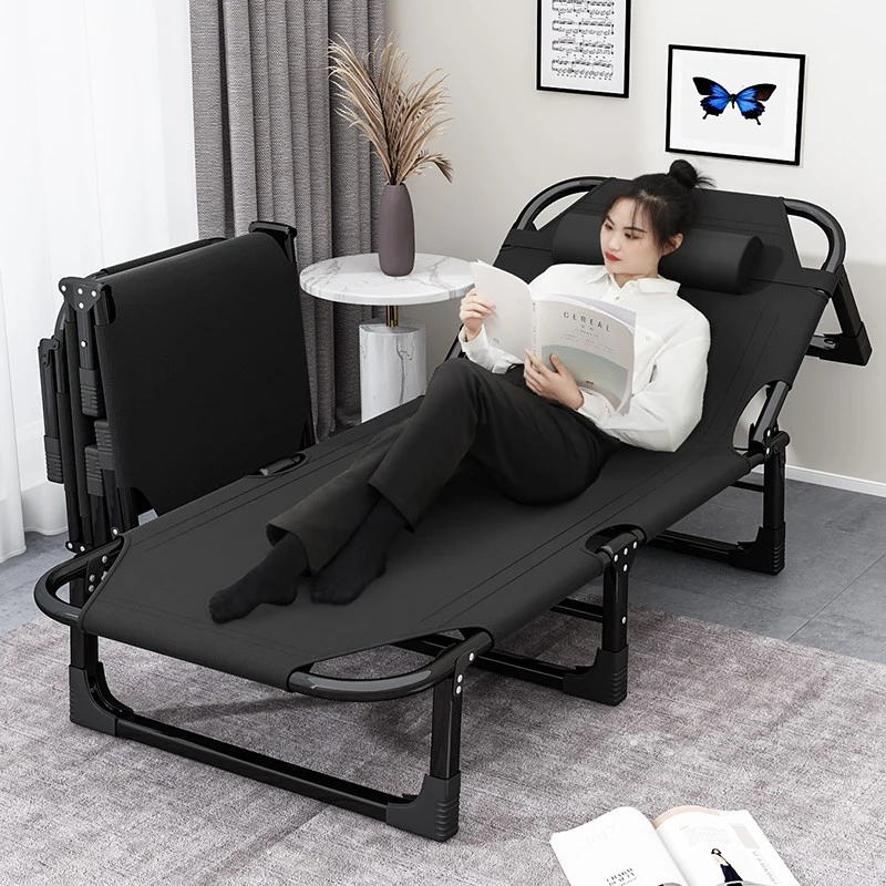 折叠床两用沙发床成人家用午睡单人床简易可坐网红款行军床