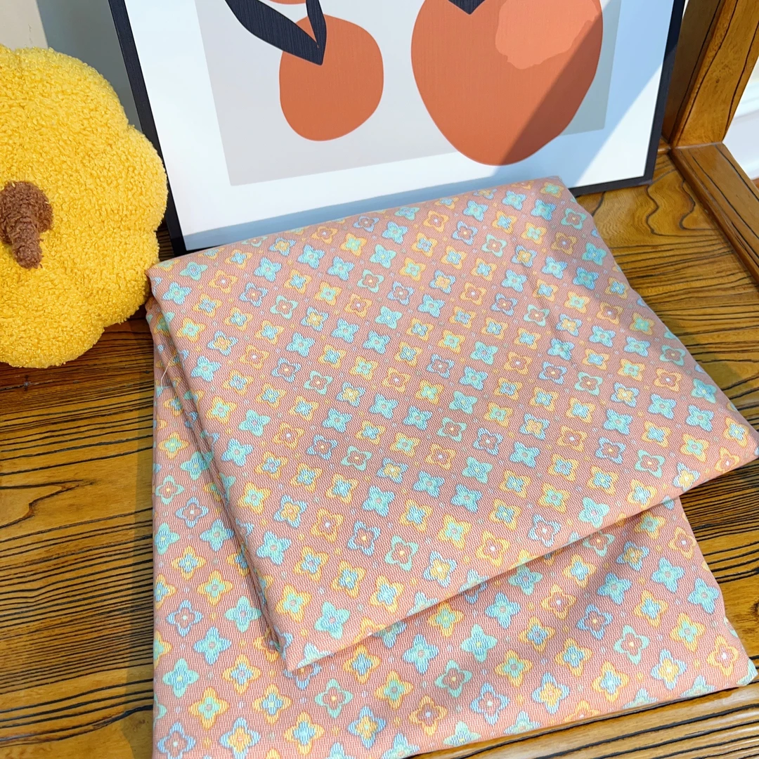 【星儿点点-桔】-2X2.4加厚磨绒床单一条