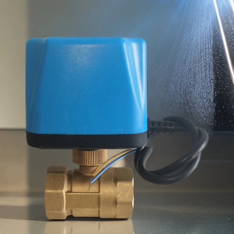 电动阀，黄铜精密阀体，断电自动闭阀，避免系统水锤效应