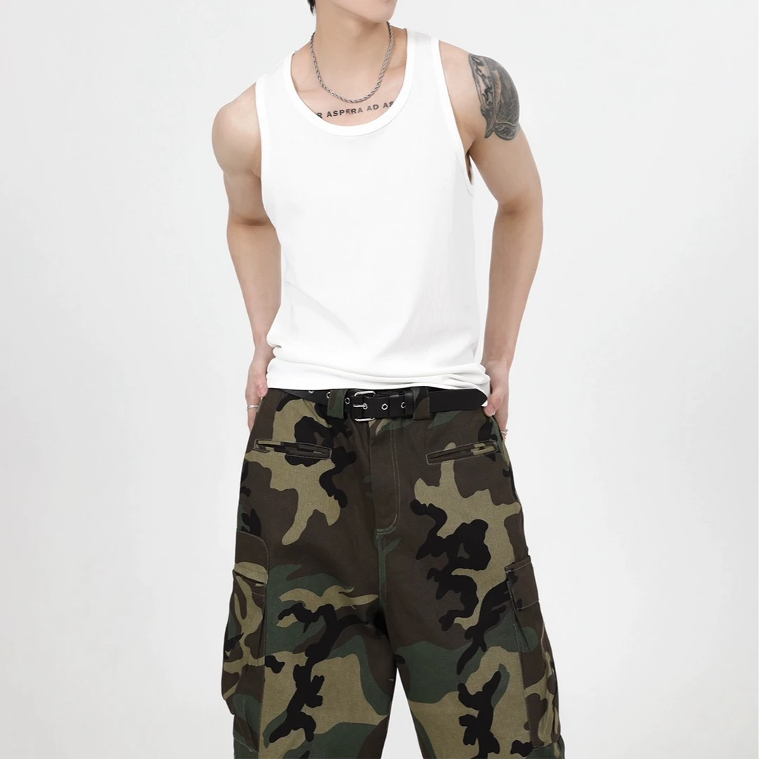 【慕妍专属】8403【衣长66】男士健美修身工字背心