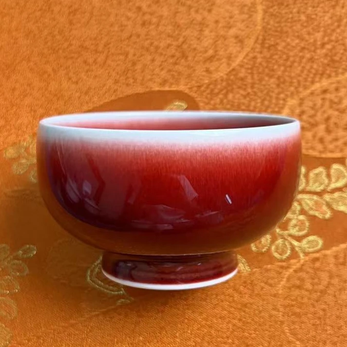 郎红罗汉杯 非遗传承窑口 颜色釉