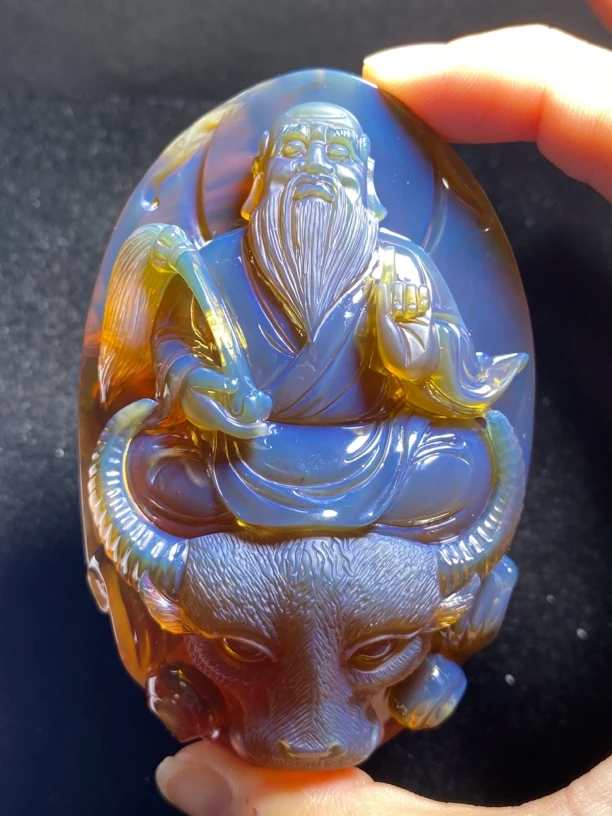 缅甸天然琥珀 茶珀蜜蜡老子