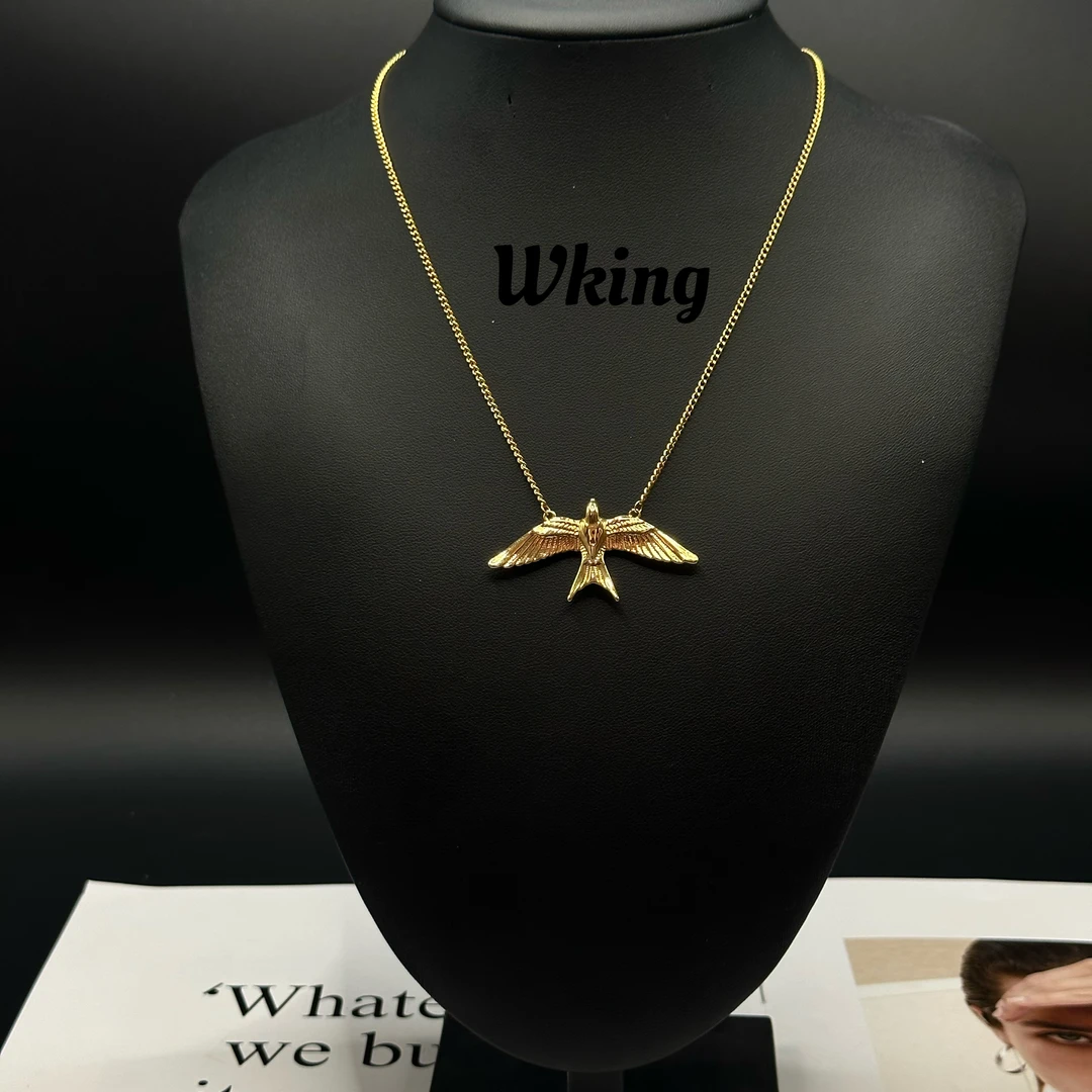 铜项链 王大嘴原创 “金燕子”套装项链A582