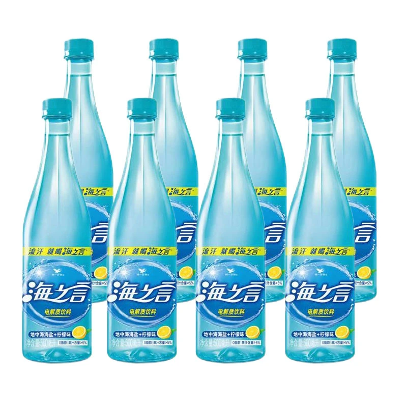 8月生产统一海之言柠檬果味500ml*8瓶饮料水果饮料补充电解质包邮
