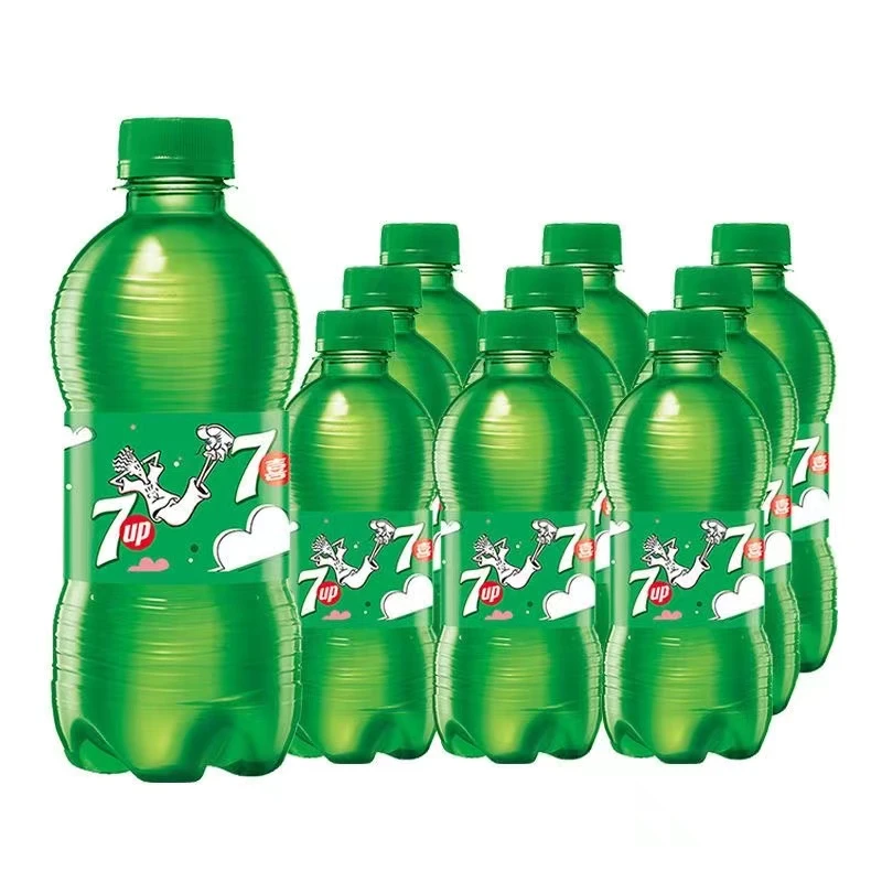 百事可乐7喜柠檬味碳酸汽水300ml×12瓶小瓶装饮料饮品囤货