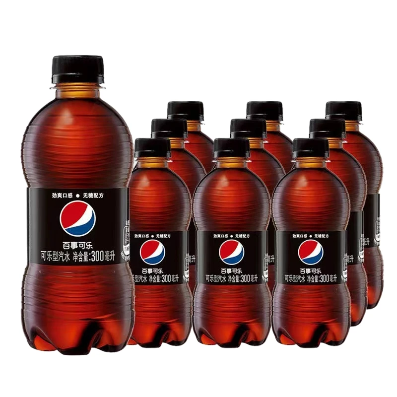 百事可乐无糖300ml*12瓶 碳酸饮料可乐迷你瓶装可乐汽水整箱