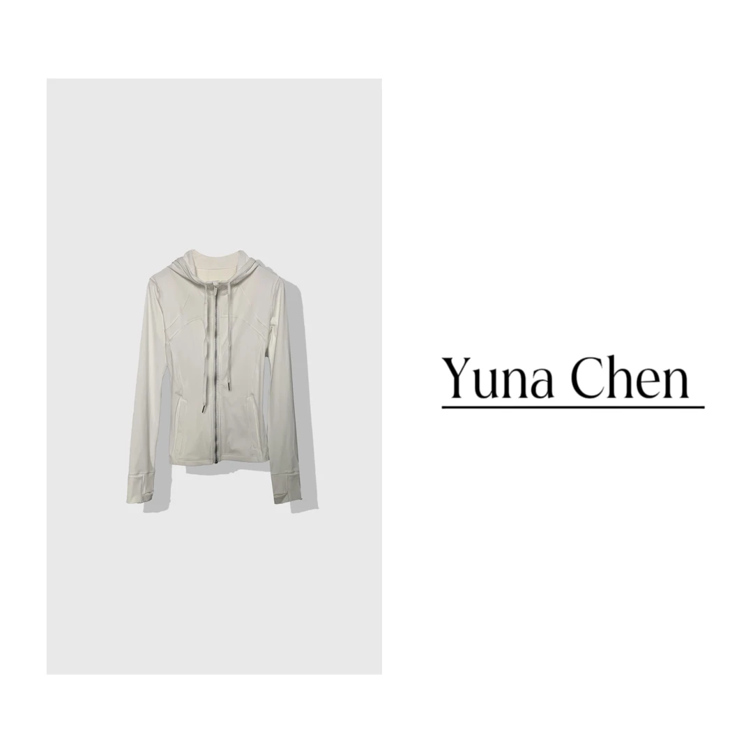 YUNACHEN现货【卿月】 时尚休闲连帽款运动瑜伽服短外套73-W23SWW13