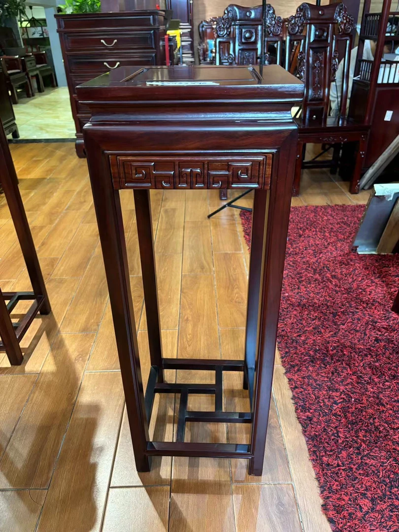 南美红酸s枝明式花几置物架收纳架客厅家用禅意32-32-90