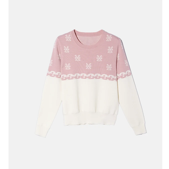 【王老板】女士上衣针衫套头舒适常规款正肩袖2024新款322905