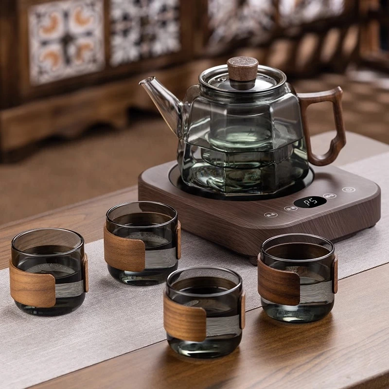 煮茶壶耐热玻璃茶壶单壶加厚过滤泡茶壶茶杯茶具套装电陶炉煮茶器