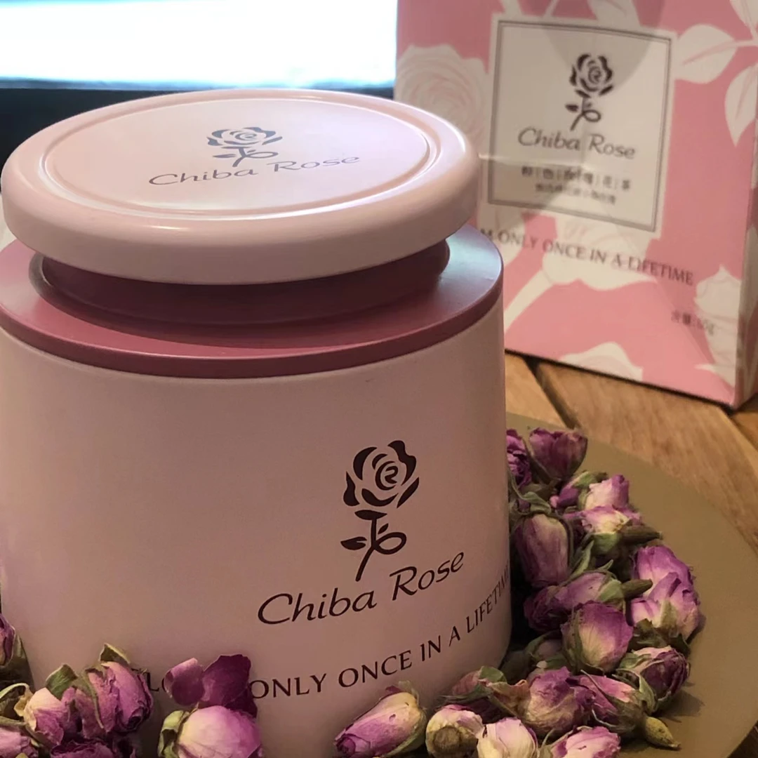 2罐装29.9盛风雅ChibaRose罐装40g重瓣粉色玫瑰花茶清香女性茶叶