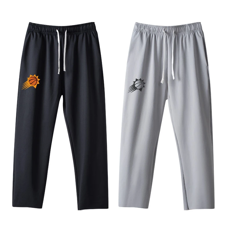 秋冬德文布克速干九分训练长裤美式欧文篮球运动健身加绒直筒卫裤