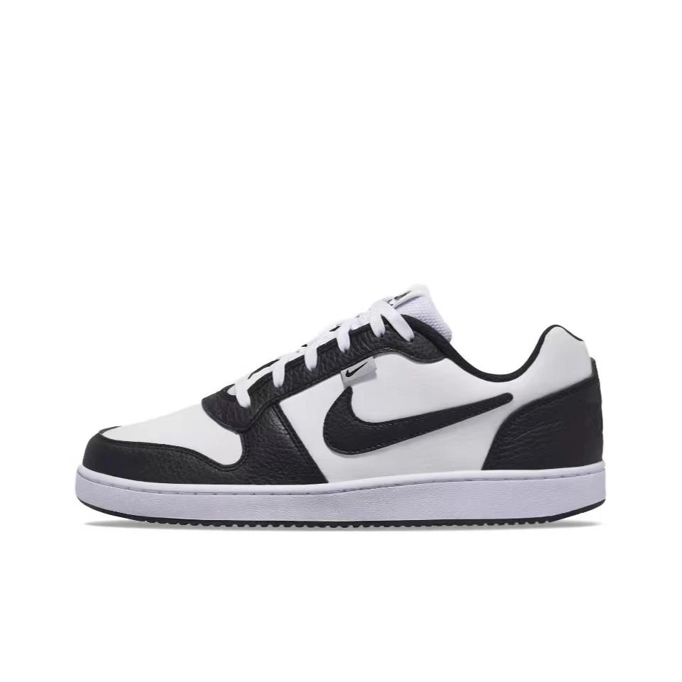 Nike EBERNON low prm “white black” 防滑低帮板鞋男款 黑白熊猫