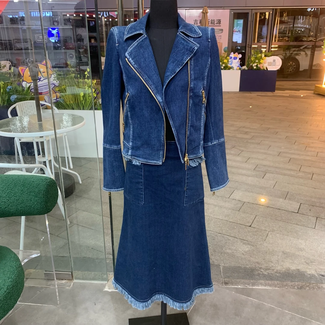 95新 LouisVuitton/路易威登 奢物瑾选 牛仔套装 两件套时尚修身
