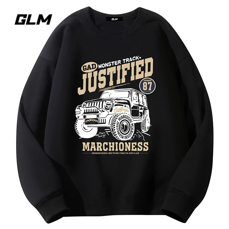 集团品牌GLM春秋新款男士卫衣韩版打底衫外套长袖T恤秋季男上衣服