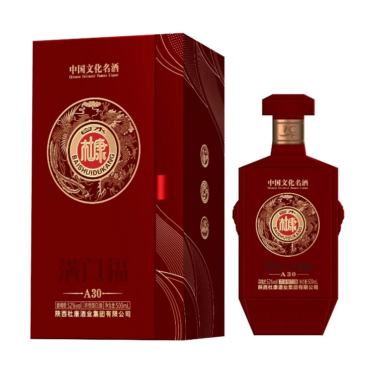 白水杜康满门福A30浓香型纯粮白酒500ml*652度