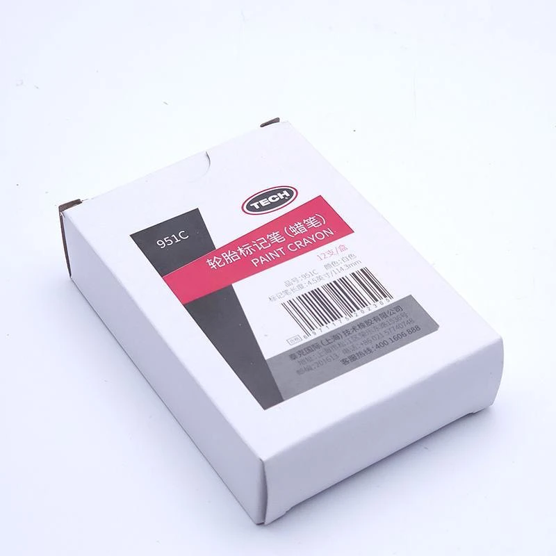 正品泰克汽车补胎记号笔951C白色轮胎专用防水蜡笔蘑菇钉胶片胶水