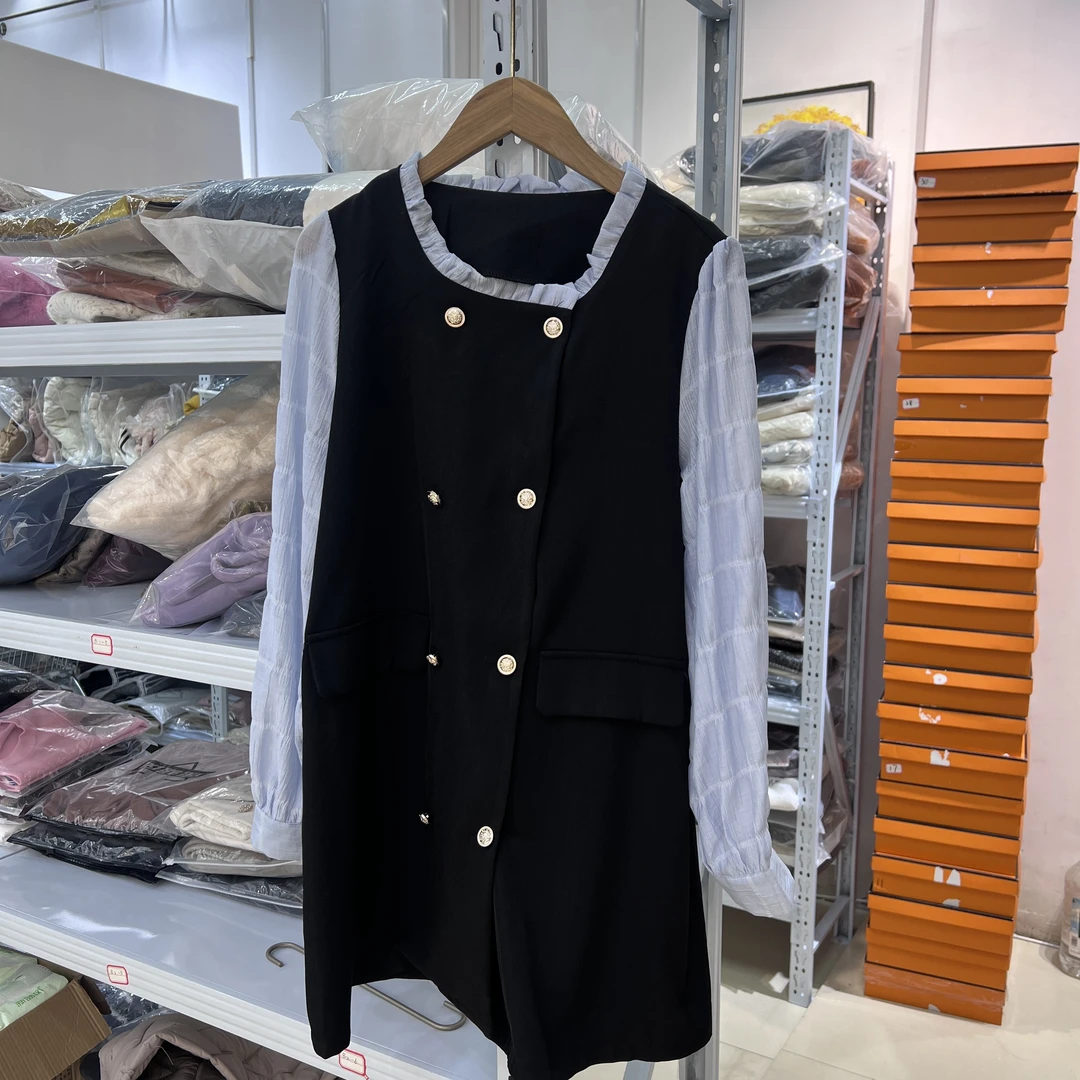 754连衣裙时尚长袖