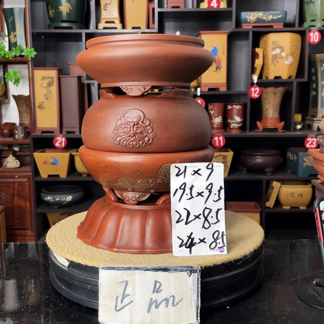 紫砂20CM（含）-50CM（不含）花盆